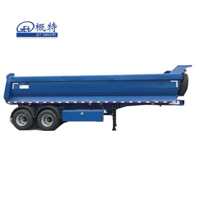 China 22CBM 30T 2 Achsen Schnellreinigung Hydraulischer Kipper Dump Semi-Truck Anhänger zu verkaufen