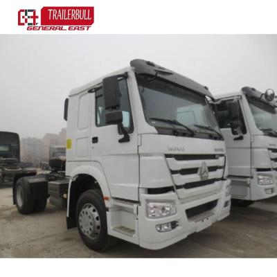 China Geavanceerde 371HP HOWO 4x2 LHD Heavy Duty Tractor Truck voor Semi-trailer naar Afrika Azië Te koop