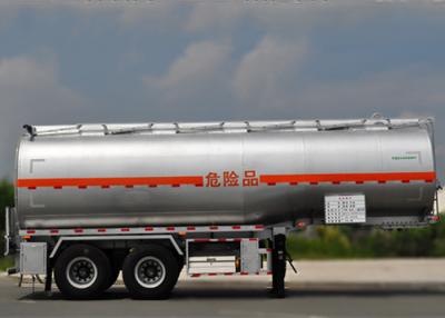 China 28000L 2 assen Carbon Steel Tanker Trailer voor brandstof olie en diesel transit Te koop