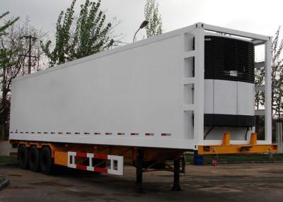 China 45 Foot GRP Sandwich Refrigerated Truck Trailer For Freezing And Fresh Cargos for sale