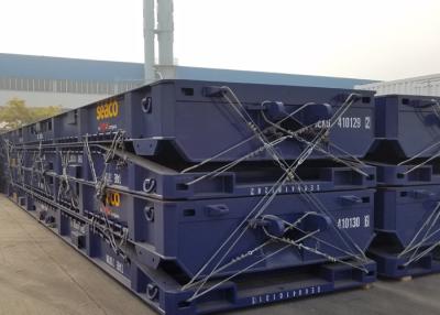 China 50 ft Flatbed Container Trailers / Gooseneck Mafi Roll Trailer With 70T Capacity for sale