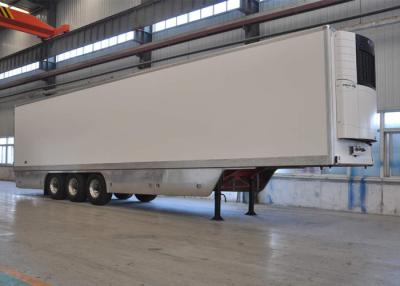 China Trailers de caminhões refrigerados de três eixos de 45 pés com unidades frigoríficas de fumo térmico à venda