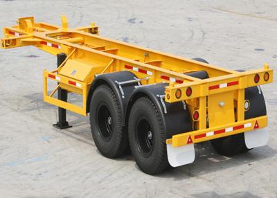 China 40t Payload 20 Feet 2 Axles  Container Skeletal Semi Truck Trailer for sale