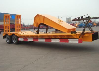 China 3-6 Ejes Semi remolque de cama baja para envío de contenedores y montaje fuera del sitio en venta