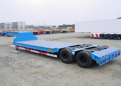 China Ejes giratorios Semi remolque de cama baja para el transporte de máquinas pesadas 30T-150T en venta