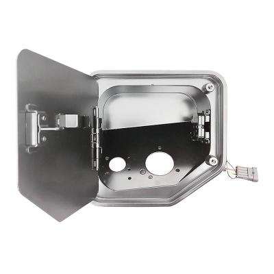 China RV Truck Camper Motorhomes DIY Self Propelled / Trailer Rvs FHD Fuel Filler Door for sale