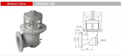 China Aluminium onderkleppen noodkleppen onderdelen voor vrachtwagens, GETC804AQ-100 Te koop