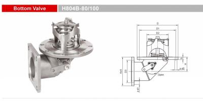 China GETH804B -80/100 Truck Spare Parts Bottom Valves Emergency Valves Foot Valves for sale