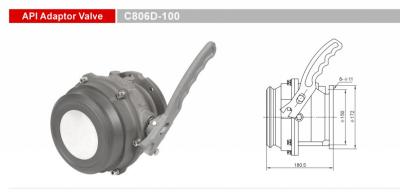 China API adapter klep aangepaste vrachtwagenonderdelen GETC806D -100 Installatie handig Te koop