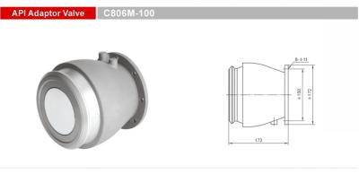 China Silver Aluminum Alloy ADR Valves Truck Parts Accessories GETC806M -100 for sale