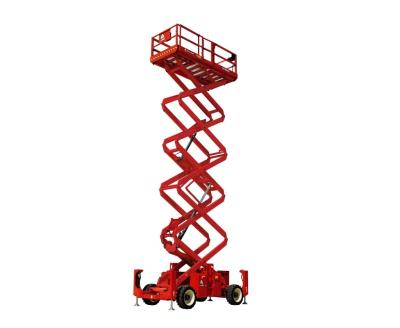 China 52ft Height Lift Four Wheel Drive Electric Mini Scissor Lift GETSR1623 for sale