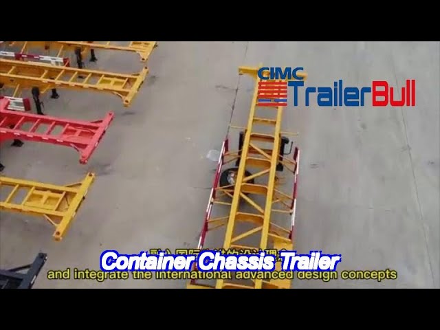 40 foot container skeleton semi trailer 2 axles