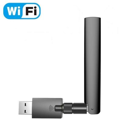 China Mini Desktop USB 2.0 Dual Band Wireless USB WiFi Adapter AC600 600mbps with WiFi Antenna for sale