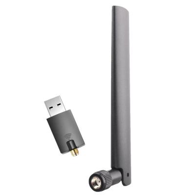 China 600mbps 2.4g 5.8g dual band desktop usb wireless adapter for PC for sale