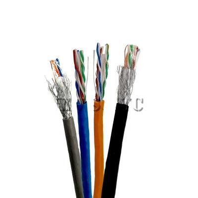 China Stability network cable cat6 ethernet lan 305m copper cable price per meter 4 pairs outdoor jelly filled for sale