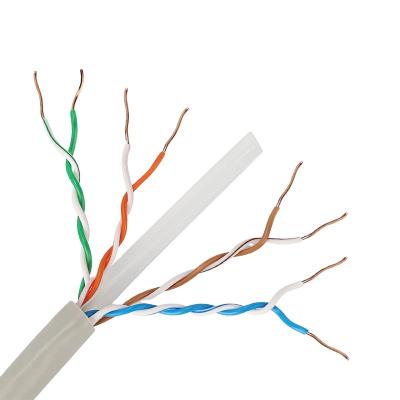 China High Quality Standard Length Networking Cable NS 0.58mm OFC STP/UTP Twisted Pair LAN Cable Cat 6 EIA/TIA 568A Can Be Customized for sale