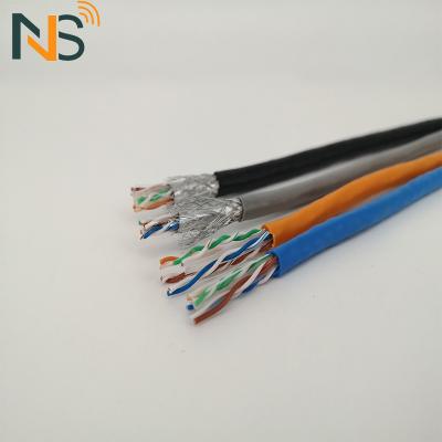 China Networking Cable Lin'an Factory Supplier NS Brand 2 Pair Cat6 UTP Cable LAN Cable 1m 2m 5m Amp Cat6 SFTP Cat5 Cat6 for sale