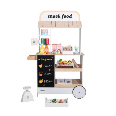 China Korean Children's Gift Children's Central Institute of Statistics Fruit Grocery Supermarket Cash Register Cash Register Shopping Cart Family Kitchen Toys for sale