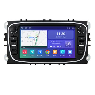 China Jitu 3+32G AI GPS Aid Multimedia Android Car GPS Player With Carplay 4G Fit Ford Focus /Mondeo /Max /Kuga 2008-2011 for sale