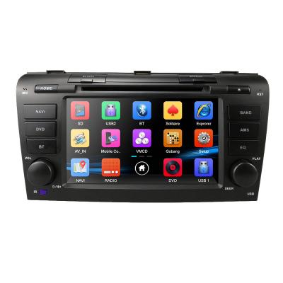 China Built-in GPS Jitu Play Grin System 8 inch 2din Car GPS Nav Stereo DVD Player Radio Fit Mazda3 2004-2009 for sale