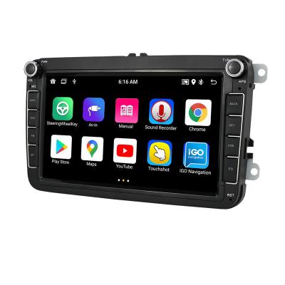 China GPS jitu picture in picture 8'' Android 10 car radio multimedia for Volkswagen Jetta Caddy car gps navigat with BT FM RDS for sale