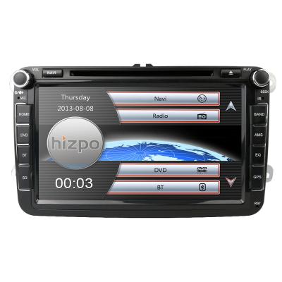 China GPS Jitu OT Selling 2din 8inch Car DVD Player For Volkswagen Gps Auto Navigation With Games SD Map for sale