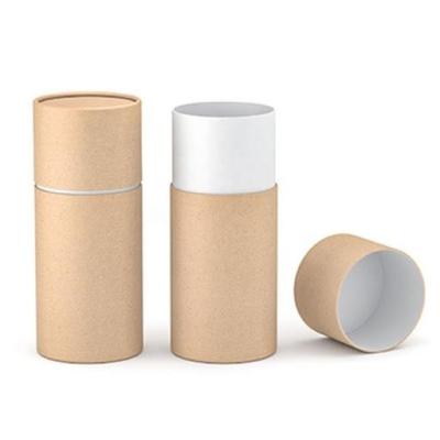 China Recycled Materials Wholesale Various Sizes Printed Cylinder Packaging Box Gift Perfume Poster Round Tube Paper Cardboard For Film for sale