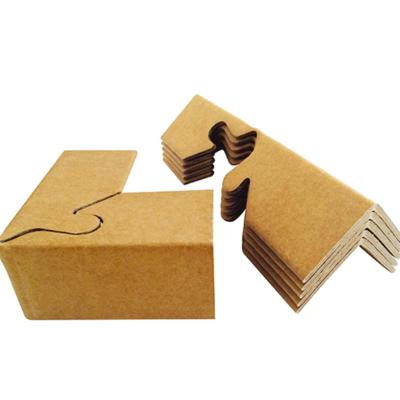 China Eco-friendly packing used carrier paper/protector/carton corner board edge board in several color and style for pallet for sale