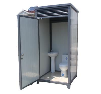 China Hot sale modern public single use mobile toilet closestool mobile toilet with basin and shower for sale