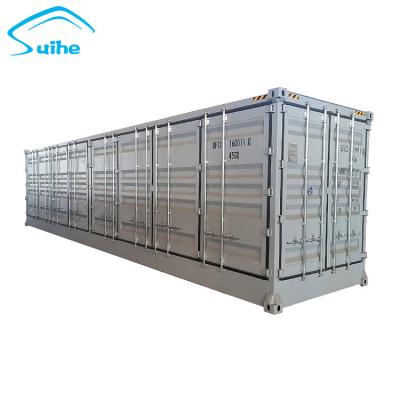 China Multifunctional Steel Storge 4 Cargos Side Door Cargo Containers for sale