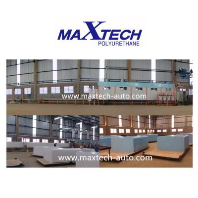 China Maxtech Horizontal Foam Plant Machine Continuous Bowl Foaming Machine And Automatic Low Pressure About 80KW L38*w4.5*h4m for sale