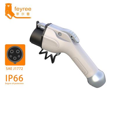 China Feyree 16a 32a ev charger plug for electric car charger 40a 50a ev connector SAE J1772 type 1 ev charging socket 3.5kw/7kw/12kw/16.8kw for sale