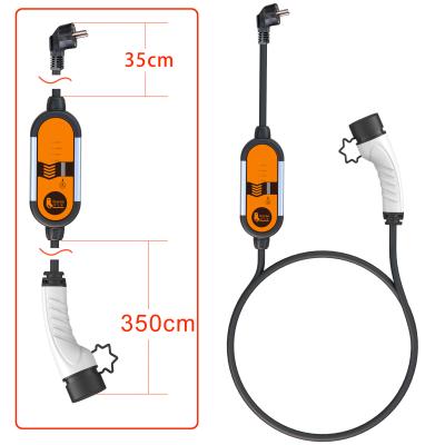 China Feyree 8A 10A 13A 16A EVSE Adjustable Level 2 Type - 2 EV Charger For Electric Vehicle 3.5KW 16A for sale