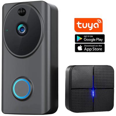 China WIFI APP Tuya Visual Smart Door Bell Doorbell with Ring Chime DBC011 for sale