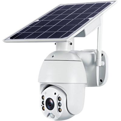 China Human Motion Tracking WIFI Outdoor Surveillance CCTV Solar PTZ Camera Solar Camera for sale