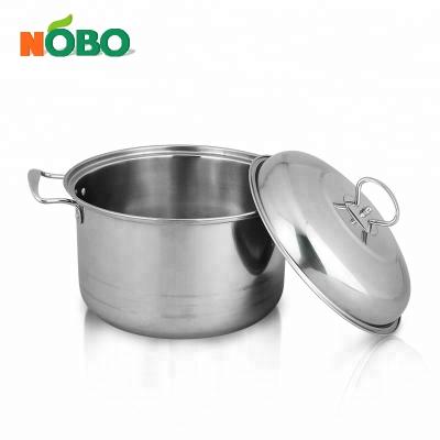 China Sustainable American Industrial Style Durability Stainless Steel Cooking Pot for sale