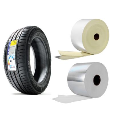 China Paper Material Self Adhesive Tire Label For Tire Waterproof Unprinted Rubber Sticker Tire Labels for sale