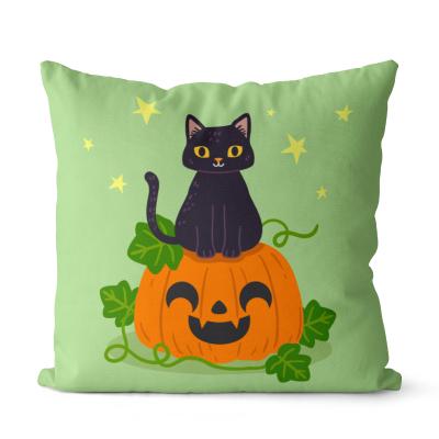 China Anti-static Pillow Case Cartoon Europe And The United States Halloween Day Home Sofa Cushion Cover Office Supplies Amazon One Dropshipping for sale