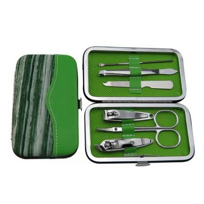 China VW-MS-997 Professional PU/PVC Manicure and Pedicure Sets 6 in 1 Travel Grooming Kit Case for sale