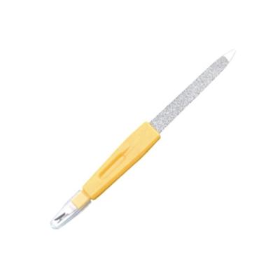 China Nail filing metal nail file color steel electric plastic nail file VW-MNF-014 for sale