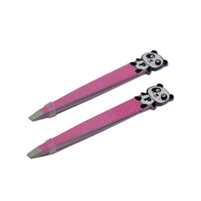 China Hot Selling Disposable Kids Tweezers Cartoon Shape Eyebrow Panda Tweezers Small Tweezers for sale