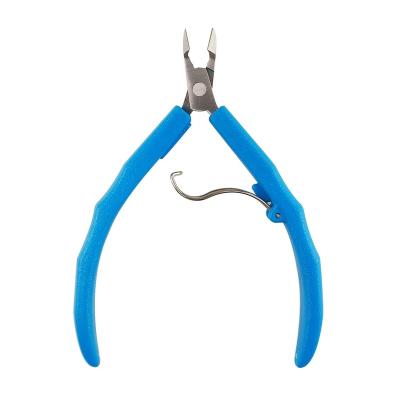 China VW-CN-021 Colorful Plastic Finger Stainless Steel Cuticle Nipper Blue Sharpening Toe Finger Cutter Nipper for sale