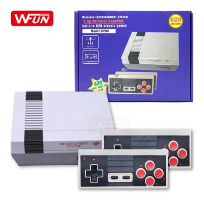 China ABS Kids 8bit Classic Dual Controllers USB Console Wireless Video Game Stick Console 620 Games Retro for sale