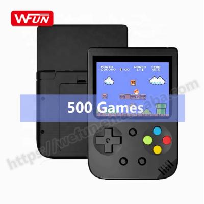 China ABS 3.0 Inch 500 In 1 Retro Mini Game Console 8 Bit Portable Pocket Handheld Games Console Support Connecting TV for sale