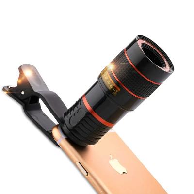 China ABS+Material Mobile Phone Mini Telescope 8x Zoom Portable Camera For Smartphone for sale