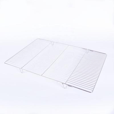 China Sustainable BBQ Stainless Steel Baking Tray Wire Mesh Grid for sale