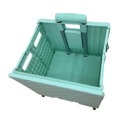 China 42x44x8cm Collapsible Folding Trolleys Shopping Cart For Shopping for sale