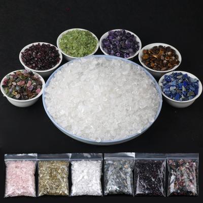 China China Rose Quartz Amethyst Rock Crystal Treatment Natural Stone Gravel Irregular Stone for sale