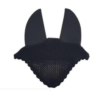 China Eco - Friendly Cloth Riding Ear Hoods / Equestrian Ear Nets for sale