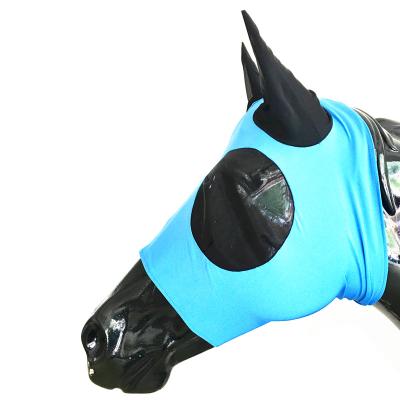 China Comfortable Custom Anti Mosquito Horse Horse Fly Mask With Ears for sale